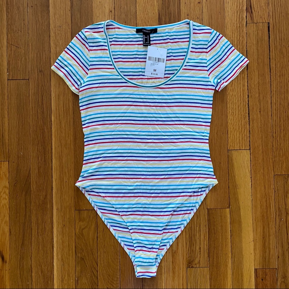 Striped Bodysuit